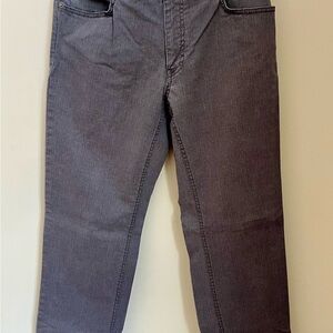 BRAX Cooper Fancy Jeans Gray Micro Pattern Regular Fit Men’s 33x32 Premium Denim